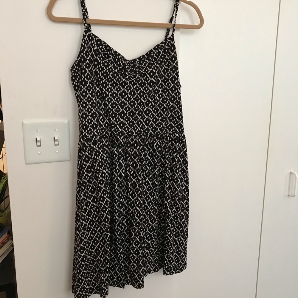 Loft patterned dress with adjustable straps